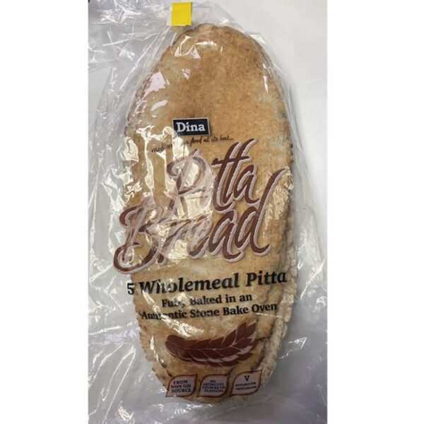 Dina Wholemeal Pitta Bread 5Pc