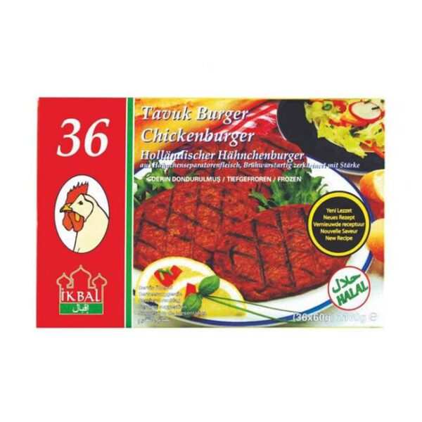 Ikbal Chicken Burger - 36*60g