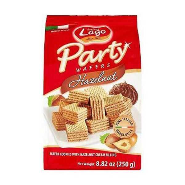 Lago Party Wafers Hazelnut - 250g