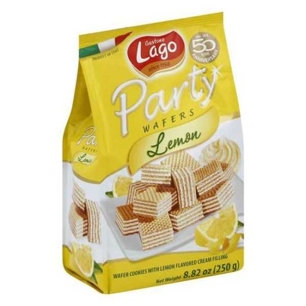 Lago Party Wafers Lemon - 250g