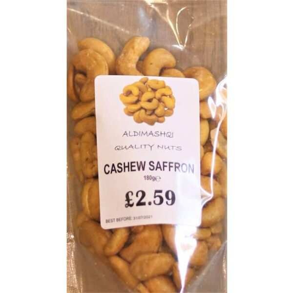 Aldimashqi Quality Nuts Cashew Saffron-180g