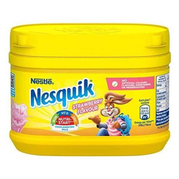 Nestle Nesquik Strawberry Milkshake Mix - 300g