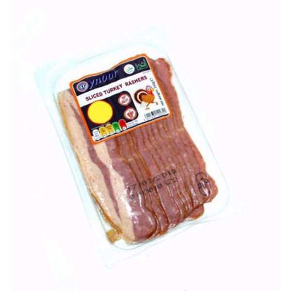 AYNOOR SLICED TURKEY RASHERD 130G