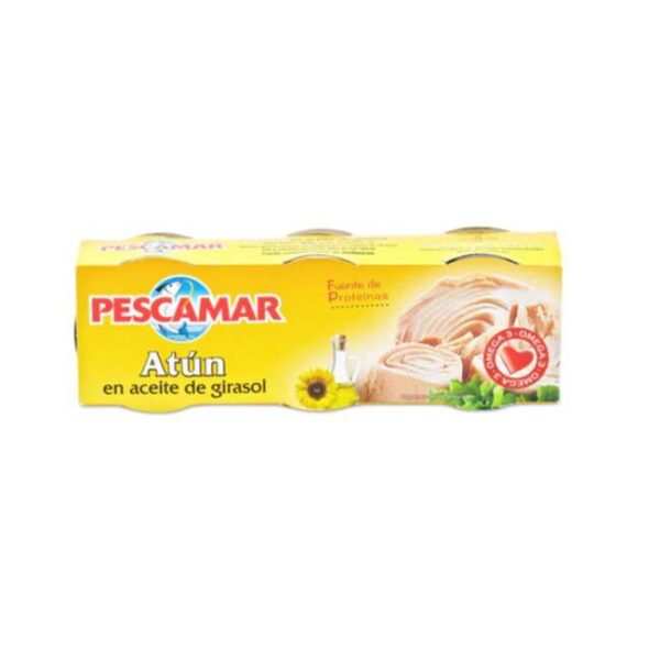 Pescamar Tuna in Sunflower Oil Pack of 3x80g