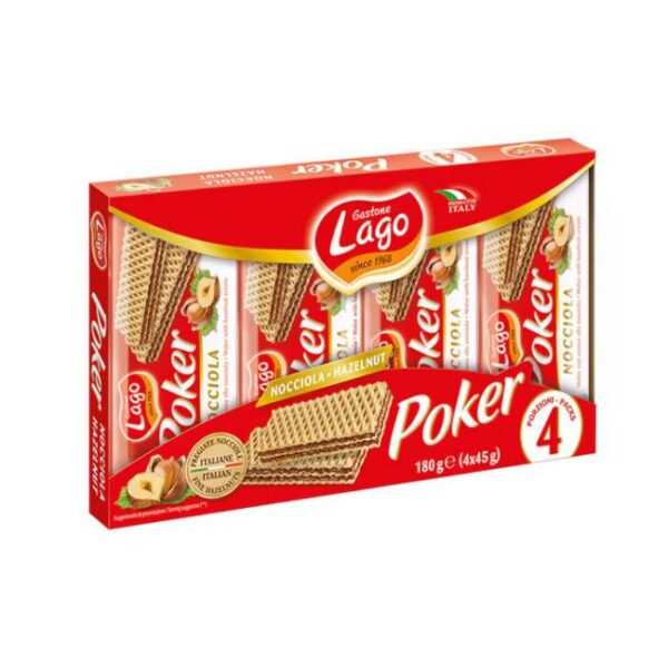 LAGO HAZELNUT PACK OF 4 (180G)