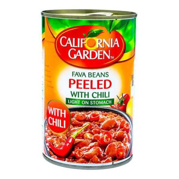 California Garden Fava Beans Peeled Chilli 450g