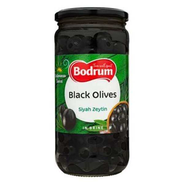 BODRUM Sliced Black Olives - 680g