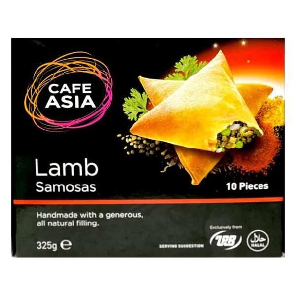 CAFE ASIA 10 LAMB SAMOSAS 325G