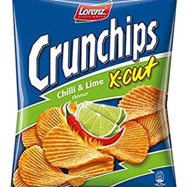 LORENZ CHILLI & LIME CHIPS 150G