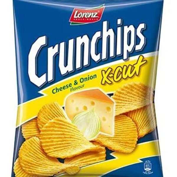 LORENZ X CUT CHIPS CHSE/ON 150G