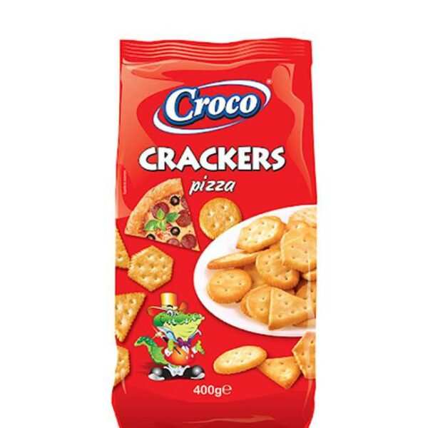 CROCO CRACKERS PIZZA 400G