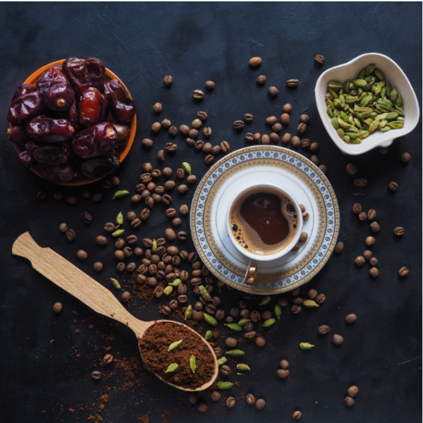 Aldimashqi Fresh Ground Coffee MIX.  WITH CARDAMOM (500g)