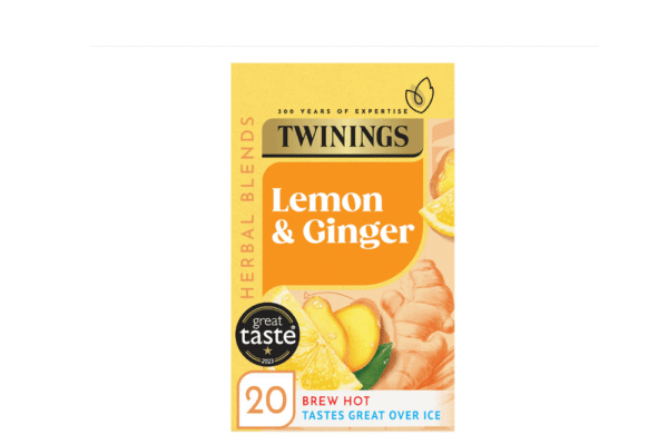 Twinings LEMON & GINGER -20 TEA BAGS
