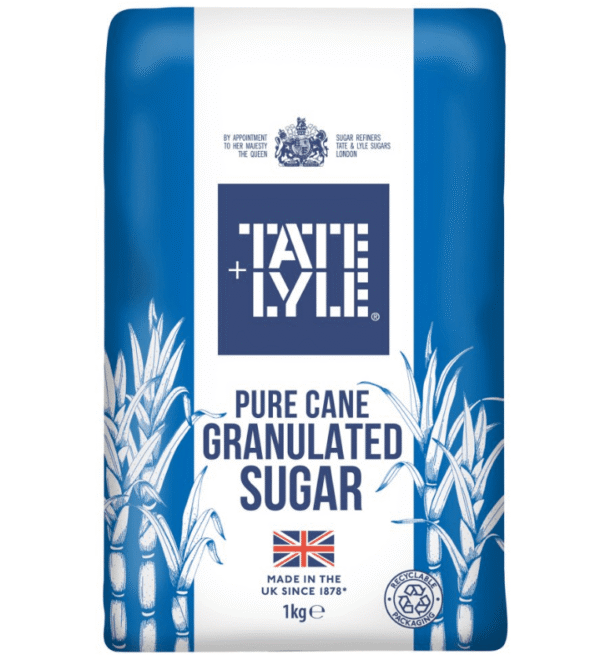 Tate & Lyle Pure Cane Granulated Sugar 1kg